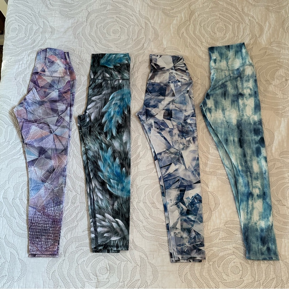 Bundle of 4 Evolution and Creation Yoga Pants Leggings